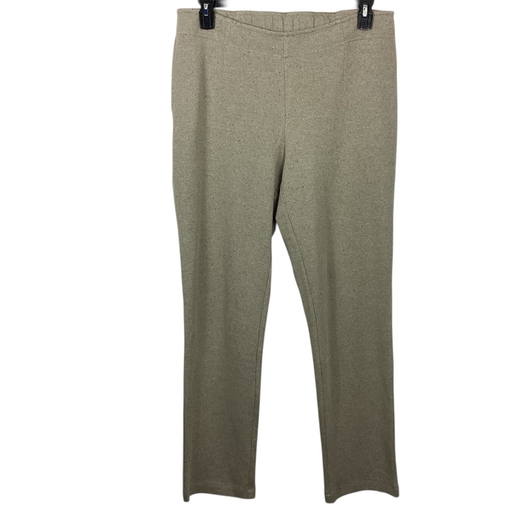J. Jill Purejill Speckled Tan Pants Size Medium Tall NWT